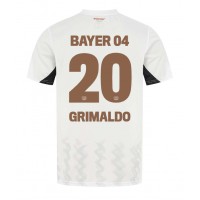 Maglia Calcio Bayer Leverkusen Alejandro Grimaldo #20 Seconda Divisa 2024-25 Manica Corta